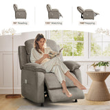 ANJ Power Recliner Chair, Electric Recliner for Adults,Oversized Reclining Chair with Remote & Side Pockets for Living Room， Bedroom,Home Theater ANJ