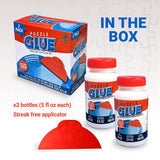 MasterPieces Puzzle Glue and Wide Plastic Spreader 5oz - Pack - Jigsaw Puzzle Saver Clear Glue for Puzzle Protector Masterpieces