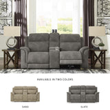 Signature Design by Ashley Next-Gen DuraPella Love Seats, Slate Signature Design by Ashley