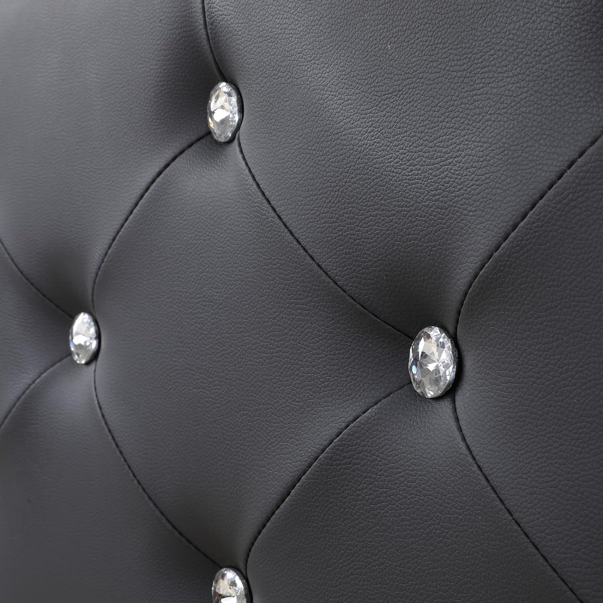 Benevika LED Upholstered Queen Size Bed Frame with Adjustable Headboard and USB Charging Station Benevika