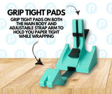 Pinch Perfect Mini Trident Adjustable Tumbler Sublimation Tool for Tumbler Sizes from 12oz - 40oz Skinny & Thick Tumblers (Aqua) Pinch Perfect