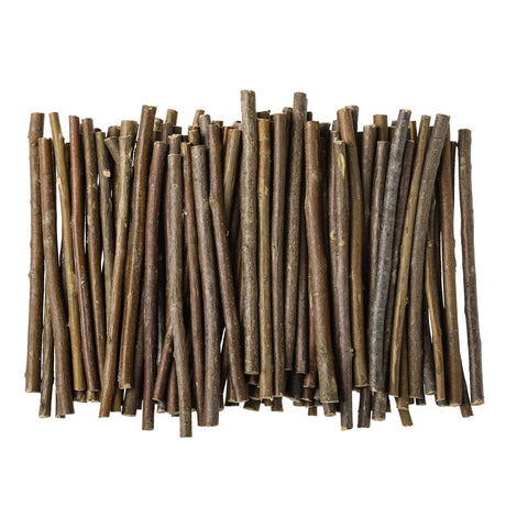 LAZACA 120Pcs Craft Sticks, Wood Sticks for Crafting Twigs Crafts Log Toy DIY Photo Props Rustic Decorations Ornaments 10cm 0.3-0.5cm LAZACA