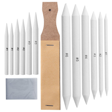 Mr. Pen - 14 Pack of Blending Stumps, Art Eraser, Blending Sticks for Drawing, Shading Pencils for Sketching Mr. Pen