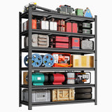 Metallitrend 82" H Heavy-Duty Garage Storage Shelves | 6-Tier Metal Shelving Unit Organizer Rack for Garage Storage Metallitrend
