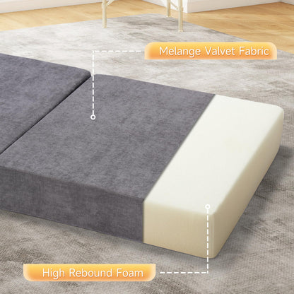 Rengue Folding Sofa Bed,Memory Foam Fold Out Chair Bed with Pillow,Convertible Sofa Bed Futon Sleeper Chair,Futon Couch, Lazy Sofa for Living Room/Dorm/Guest Room/Home Office