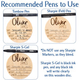 Double Sided Newborn Announcement Sign for Hospital - Baby Birth Announcement Sign Girl for Hospital - Baby Name Announcement Sign boy GLIMMER DESIGNS