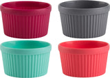 Trudeau Baking Ramekins, Set of 4, Assorted Trudeau
