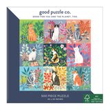 Good Puzzle Co. Cats and Flowers Galison