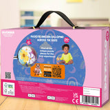 QUOKKA Glitter Floor Puzzles for Kids Ages 3-5 - 2x3 FT 48 Pcs Puzzles for Toddlers 2-4 - Shaped Large Giant Educational Toddler Puzzles Ages 24+ Months - Unicorn Toy Activity Game for Boys and Girls QUOKKA