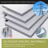 POINTANT Outdoor Metal Bar Stools Set of 4,24 inch Barstools Counter Height Bar Stool with High Back Farmhouse Kitchen Dining Chairs Bar Funiture for Outside POINTANT