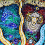 Moruska Puzzles for Adults 1000 Pieces, Round Jigsaw Puzzles 1000 Pieces for Adults Challenge and Cool - Zodiac Horoscope Astrology Puzzle Moruska