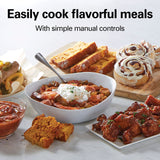 Hamilton Beach 4-Quart Slow Cooker with 3 Cooking Settings, Dishwasher-Safe Stoneware Crock & Glass Lid, Stainless Steel (33140G) Hamilton Beach