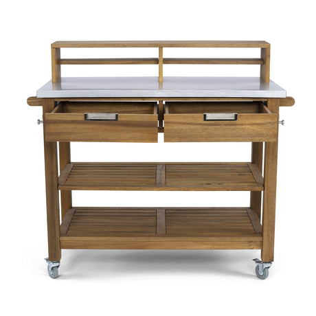 Homestyles Maho Potting Bench, Brown homestyles
