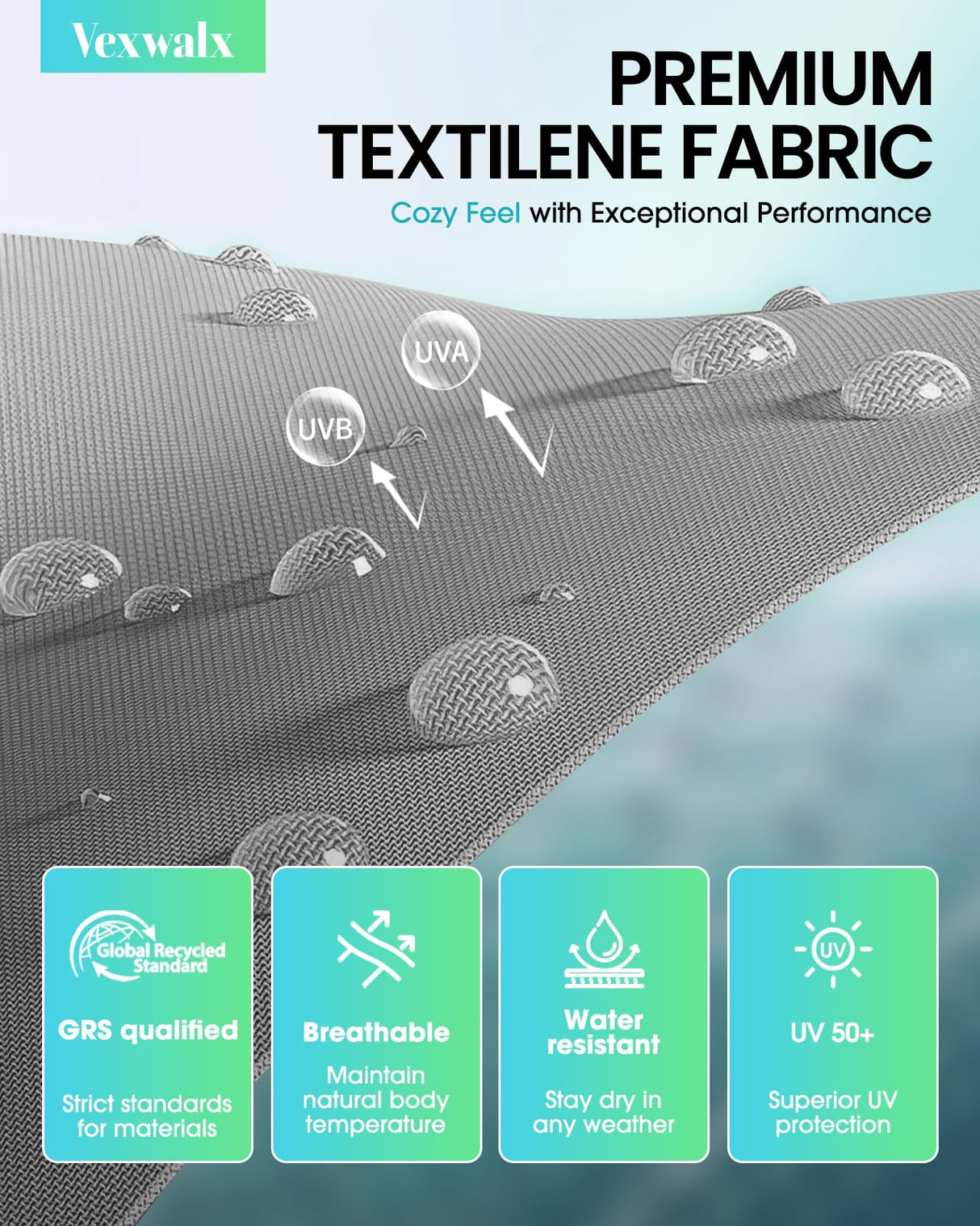 Vexwalx Patio Chaise Lounge Chair Outdoor with Wheels&Armrests, Aluminum Pool Lounge Chairs 5-Position Adjustable Recliner, Outdoor Beach Lounge Chairs for Poolside, Patio, Deck, Yard, Dark Gray Vexwalx