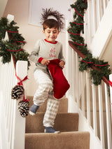 16 Feet Christmas Wood Bead Garland Wooden Bead Garland for Christmas Tree Holiday Decoration WILLBOND