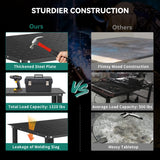 YITAHOME Welding Table, 36" x 24" Welding Table Top with 5/8" Holes, 0.12" Thick Fabrication Table, 1320lb Load Capacity Metal Workbench, Heavy Duty Carbon Steel Weld Table for Welding Sawing YITAHOME