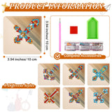 6 Pcs Cross Diamond Art Bookmarks Diamond Painting Bookmark Kits Cross Crystal Bookmarks 5d Rhinestone Crystal Painting Book Markers Gifts for Women Craft Read Office Home DIY Book Lovers Qilery