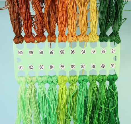 Hyamass 10-Pack Embroidery Floss Organizer Cards - Durable Cross Stitch Thread Holders Storage Tool, Portable Craft Storage for Sewing/Needlework Projects Hyamass
