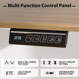 BONTEC Electric Standing Desk Frame, Height Adjustable Ergonomic Stand Up Desk Base with 3-Level Memory Quiet Motor, Table Legs Support for 154lbs, Black BONTEC