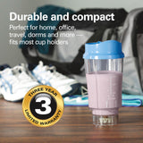 Hamilton Beach Portable Blender for Shakes and Smoothies with 14 Oz BPA Free Travel Cup and Lid, Durable Stainless Steel Blades for Powerful Blending Performance, Tranquil Blue (51172) Hamilton Beach
