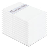 Aveesha 12 Pack Poly Cotton Pillow Cases - White Pillowcases - 180 Thread Count Percale Weave Pillow Covers - Perfect for Home, Hotels and Hospital Use (Queen 20" x 30") Aveesha