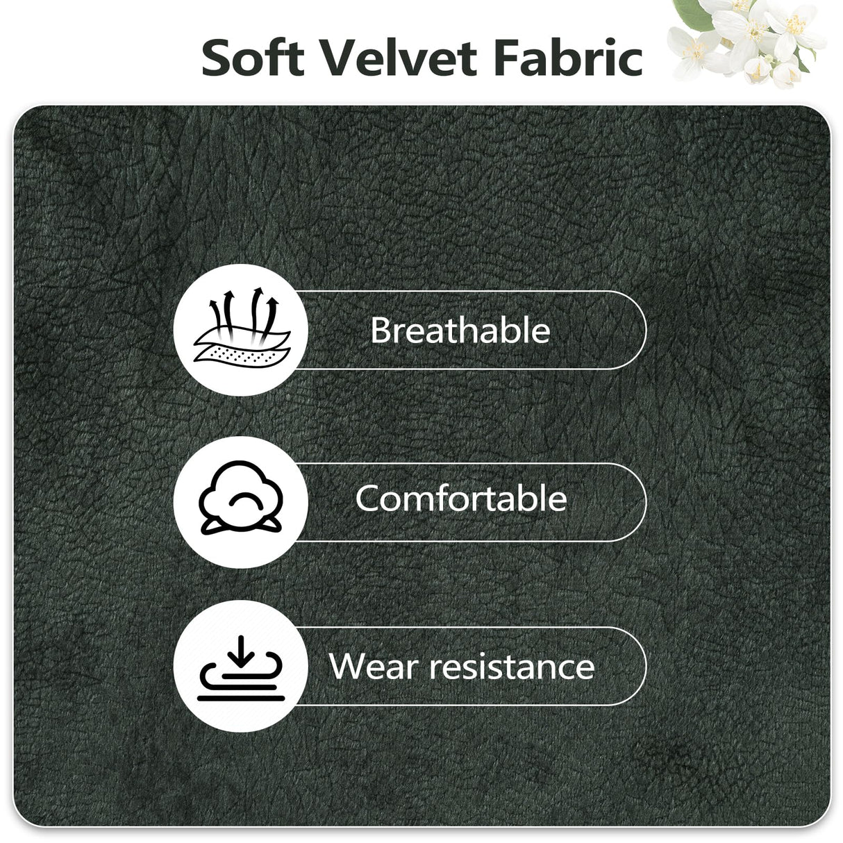 HAOMARKETS Oversized Power Lift Recliner Chair with Massage and Heat for Elderly, Soft Fabric Electric Lifting Recliners with Side Pockets and USB Port for Living Room, Dark Green HAOMARKETS