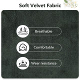 HAOMARKETS Oversized Power Lift Recliner Chair with Massage and Heat for Elderly, Soft Fabric Electric Lifting Recliners with Side Pockets and USB Port for Living Room, Dark Green HAOMARKETS