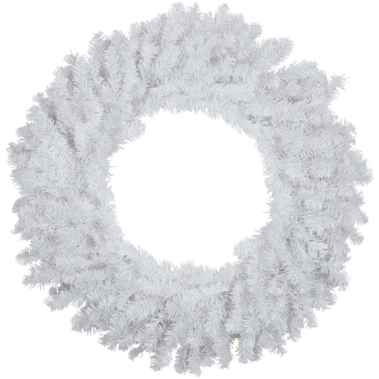 Northlight Unlit White Canadian Pine Artificial Christmas Wreath, 24" Northlight