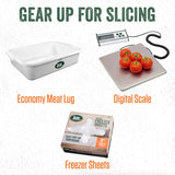 LEM Products 7 ½ Inch Electric Meat Slicer Machine with a Stainless Steel Serrated Blade LEM