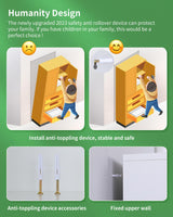 Greenvelly Metal Glass Display Cabinet with 5-Tier Storage Shelves, Tall Curio Cabinets with Glass Doors and Shelves, Black Steel Cabinet Collectibles Display Case for Home Office, Living Room, Pantry Greenvelly