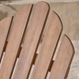 Christopher Knight Home Cara Outdoor Foldable Acacia Wood Adirondack Chair, Dark Brown Finish Christopher Knight Home