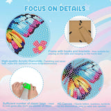 Diamond Art Kits for Kids - Crafts for Girls 8-12 - Dimond Art Paintings with Wooden Frame - Arts and Crafts for Kids Ages 4 6 10 - GEM Art Supplies for Boys Adults Beginners Home Wall Decor Gifts Nardoll