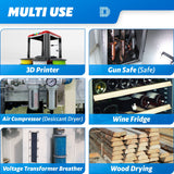 Dry & Dry [2 LBS] Blue Indicating Silica Gel Beads Desiccants (Industry Standard 3-5 mm) - Reusable Desiccant Beads Silica Beads(Blue to Pink) Dry & Dry