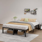 LUMUNANCE Metal Bed Frame Queen Size - 14 Inch Heavy-Duty Queen Platform Bed Frame No Box Spring Needed, Easy Assembly, Noise-Free, Sturdy Mattress Foundation, Underbed Storage Space LUMUNANCE
