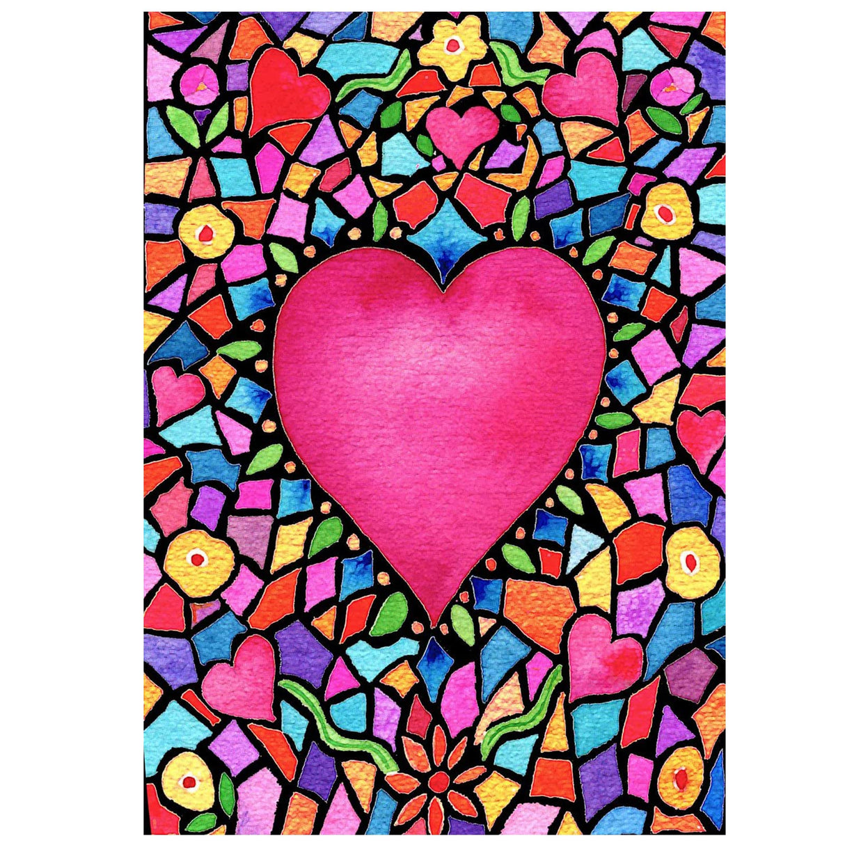 NAIMOER Valentines Diamond Art Kits Heart for Adults, Love Diamonds Art Kits Round Full Drill Diamond Arts Kit Heart Diamond Picture Arts Craft for Home Wall Decor 11.8x15.8 inch NAIMOER