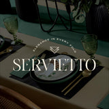 200 Linen-Feel Luncheon Paper Napkins - Disposable Lunch Napkins For Everyday Use - Ideal For Lunch, Dinner, Parties, Weddings, Restaurants, Or Event Servietto