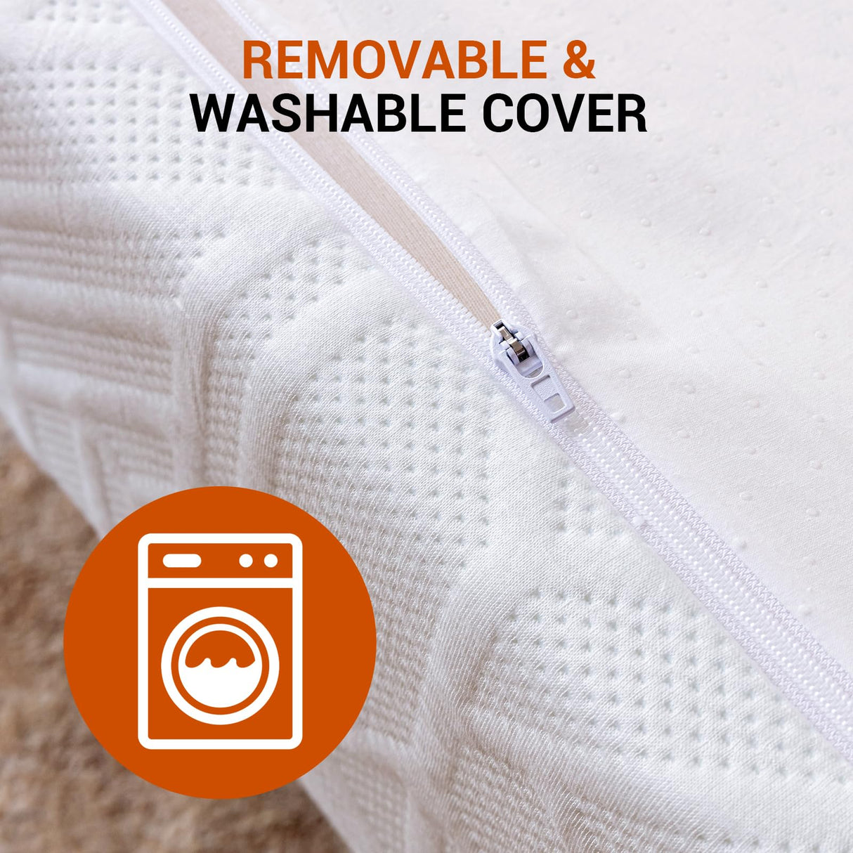 Wellos Twin Mattress, 8 Inch Memory Foam Mattress in a Box, with Removable and Washable Cover, Multi-Layer System for Pressure Relief, Cooling Gel for Deeper Sleep, Made in USA, White Wellos