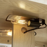 CKEASEAN Curio Cabinet with Tempered Glass Doors, 52" H Glass Display Cabinet with Light Bulb inclued, Curio Storage Cabinet with Mirrored Back Panel and Adjustable Shelves (White) CKEASEAN