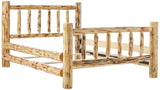 Montana Woodworks Log Furniture - Queen Bed - Varnished Montana Woodworks