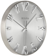 Bulova C4846 Director Wall Clock, Satin Pewter Finish Bulova