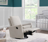 Oxford Baby Uptown Upholstered Swivel Glider & Recliner Nursery Chair, Sand Oxford Baby