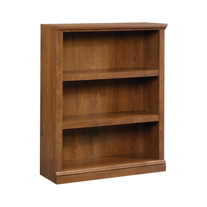 Sauder Miscellaneous Storage 3-Shelf Bookcase/ Book shelf, Oiled Oak finish - WoodArtSupply