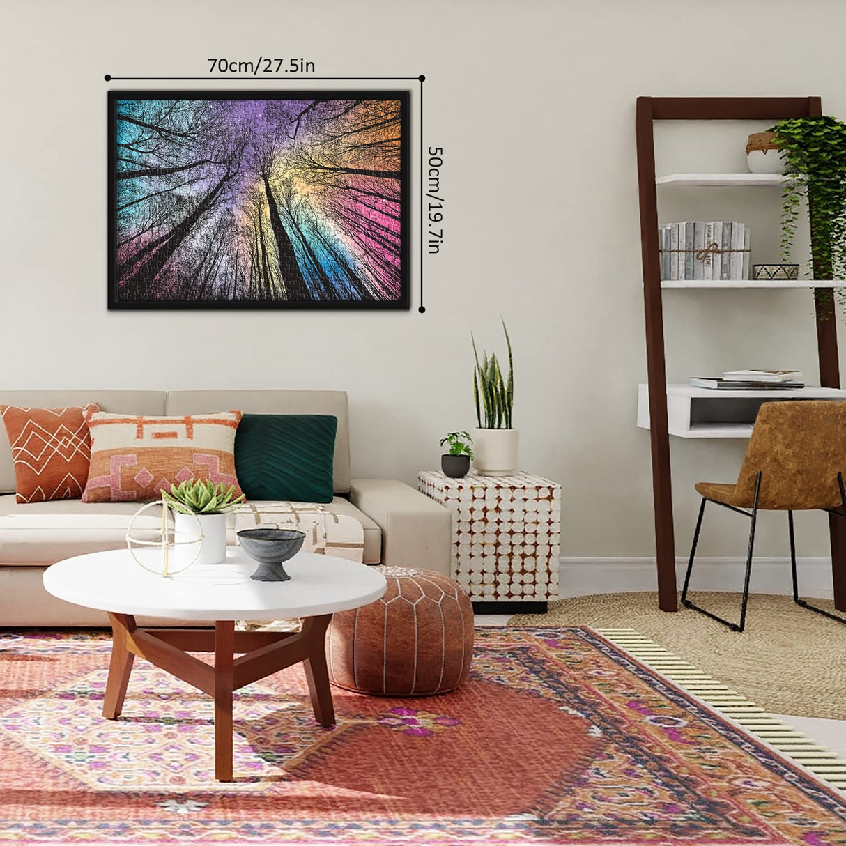 Hard Impossible Puzzles for Adults 1000 Piece, Challenging Difficult Puzzles for Adults, Colorful Gradient Jigsaw Puzzle for Adult BBOLDIN