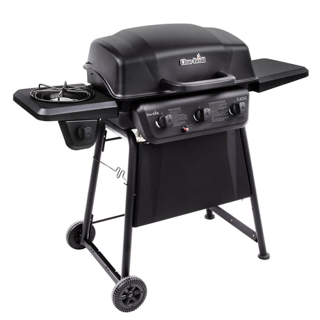 Char-Broil® Classic Series™ Convective 3-Burner with Side Burner Propane Gas Stainless Steel Grill - 463773817-P2 Char-Broil