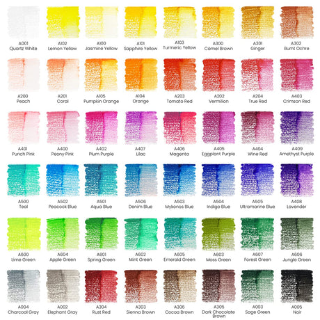 ARTEZA Watercolor Colored Pencils For Adult Coloring, Set of 48 Presharpened, Triangular-Shaped Drawing Pencils for Teens, Art Supplies for Sketching and Painting ARTEZA