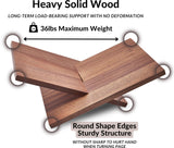 Honygebia Solid Wood Book Stands - Cross Frame Sapele Wooden Book Holder, Open Bookstand for Display and Reading, Suitable for Art, Bible, Cookbook, Easel, Magazine, Textbooks Honygebia