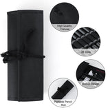 HIFORNY 28 PCS Sketching Drawing Pencil Set,Sketch Pencils Art Supplies with Graphite,Charcoal,Blending Tools,Accessories,Drawing Kit for Adults Artists in Canvas Roll Up Case HIFORNY