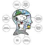 AQUARIUS Peanuts Snoopy Beagle Scouts - Comic 1000 Piece Jigsaw Puzzle(1000 Piece Jigsaw Puzzle) - Glare Free - Precision Fit - Officially Licensed Peanuts Merchandise & Collectibles - 20x28 Inches AQUARIUS