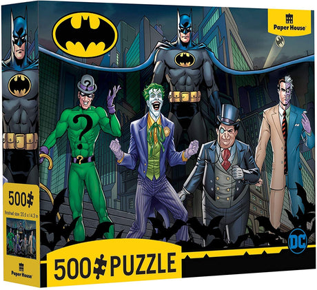 Paper House Productions DC Comics Batman and Villains 500-piece Jigsaw Puzzle Paper House Productions