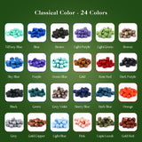 Weigreen Wax Seal Kit, Premium Wax Seal Stamp Kit with 24 Colors 624 Pcs Beads, Metallic Pens, Warmer, Spoon and Tea Candles for Wedding Invitation, Letter Envelope, Gift Cards & DIY Crafts Weigreen
